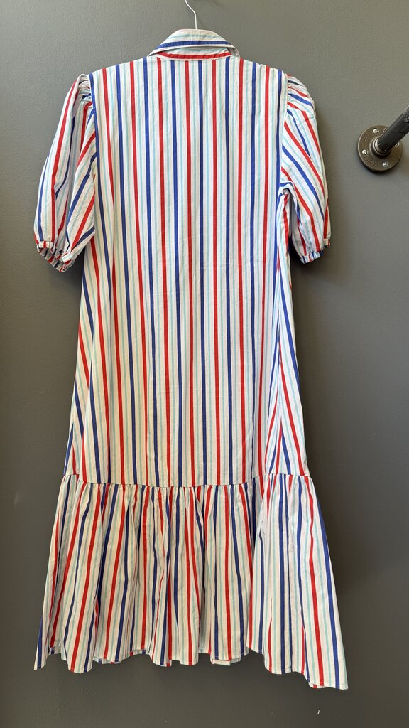 Stripe Swing Midi Dress