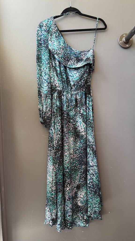 One Sleeve Midi Dress