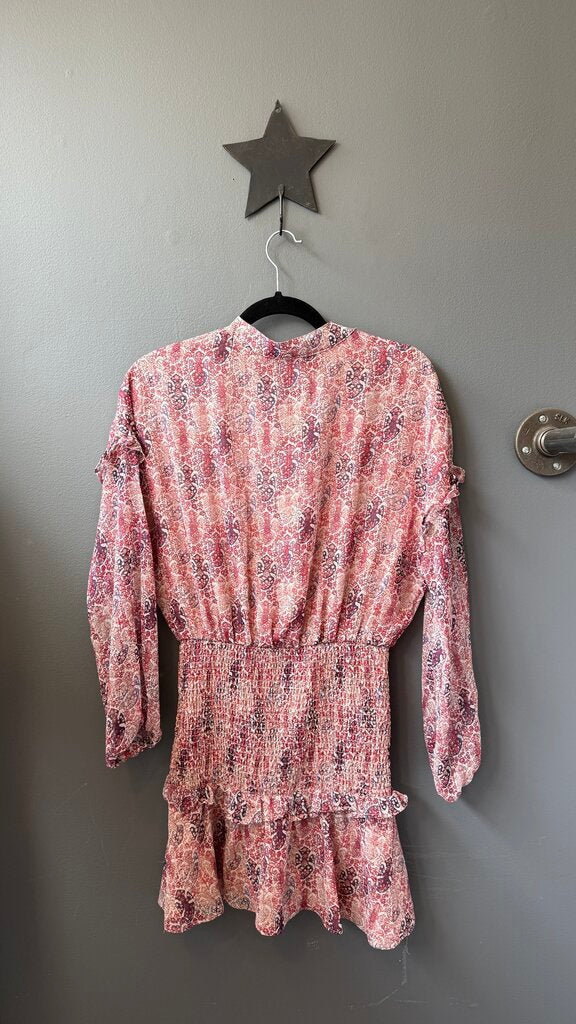 Smocked Skirt Tassel Dress