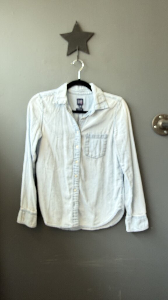 Perfect Chambray Button Up Shirt