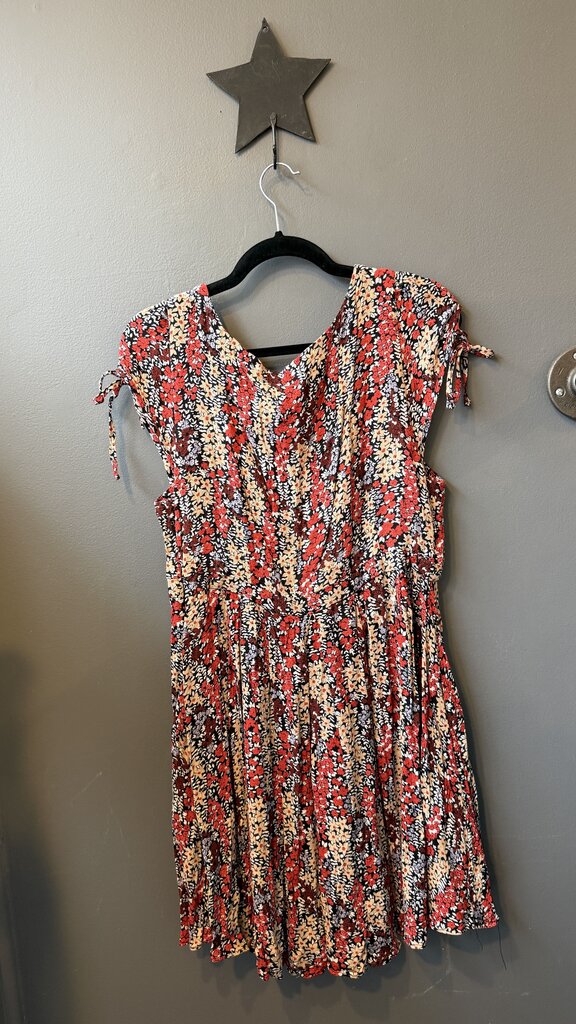 Floral Keyhole Mini Dress