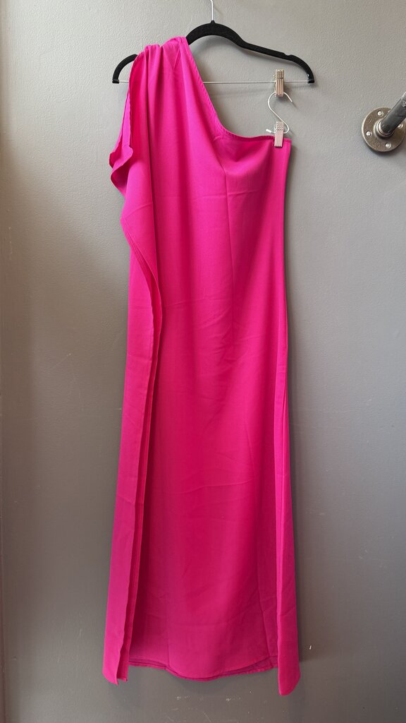 One Shoulder Maxi Caftan Dress