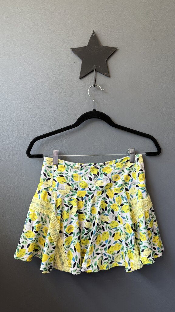 Lemon Print Flouncy Skort