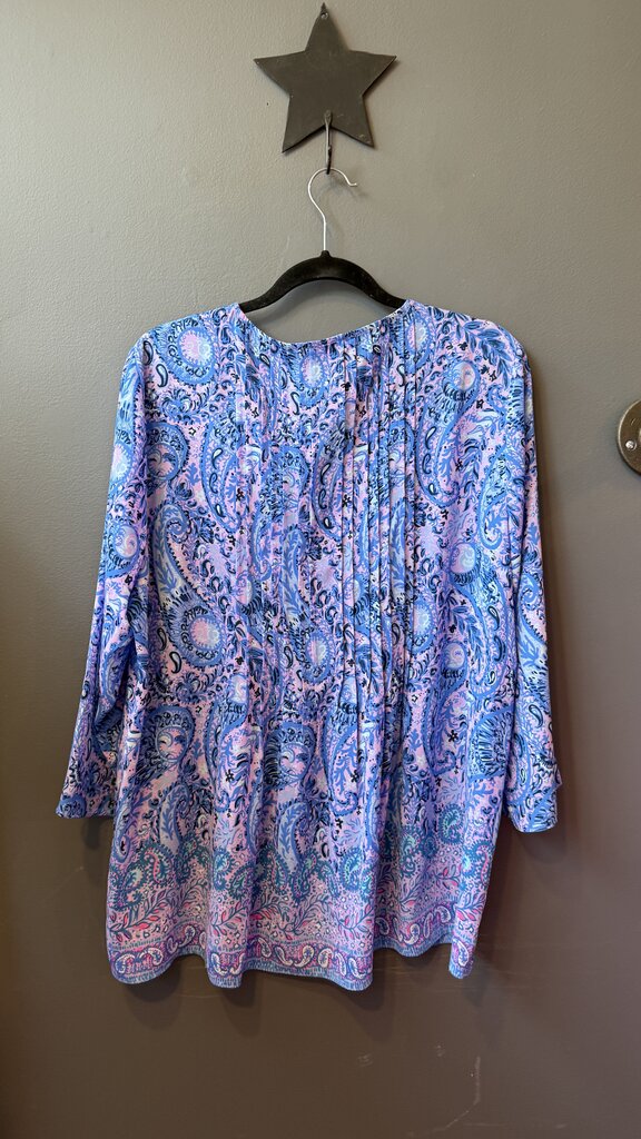 Pintuck Tassel Blouse