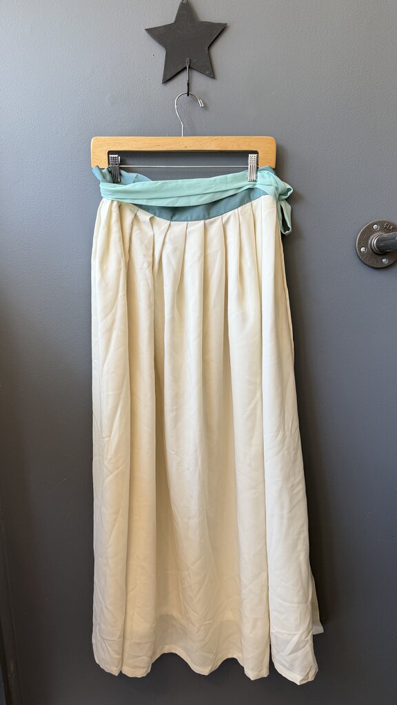 Chinese Wrap Maxi Skirt
