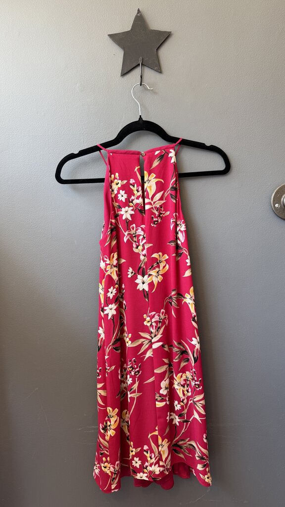 High Neck Tropical Dress