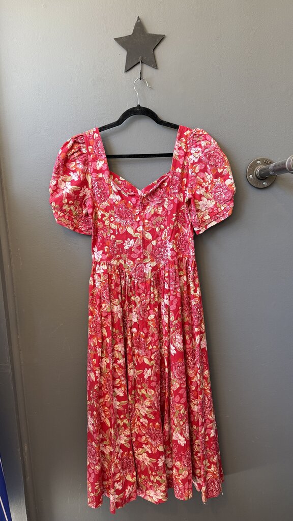 Vintage Floral Maxi Dress