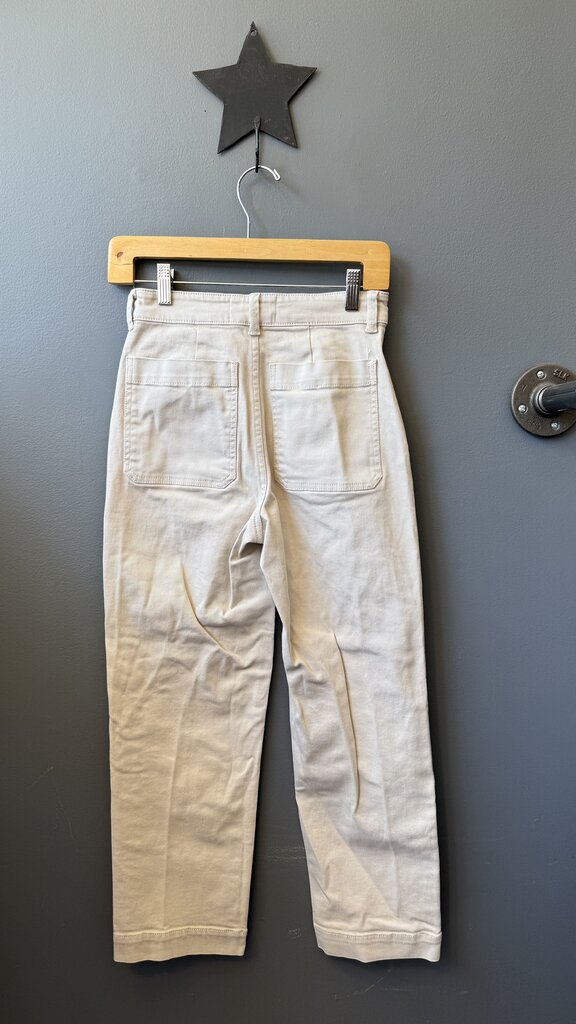 Straight Leg Canvas Pants