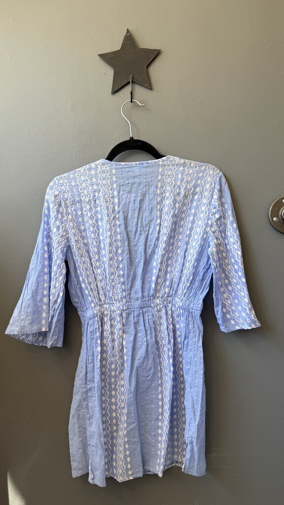 Cotton Tie Front Coverup