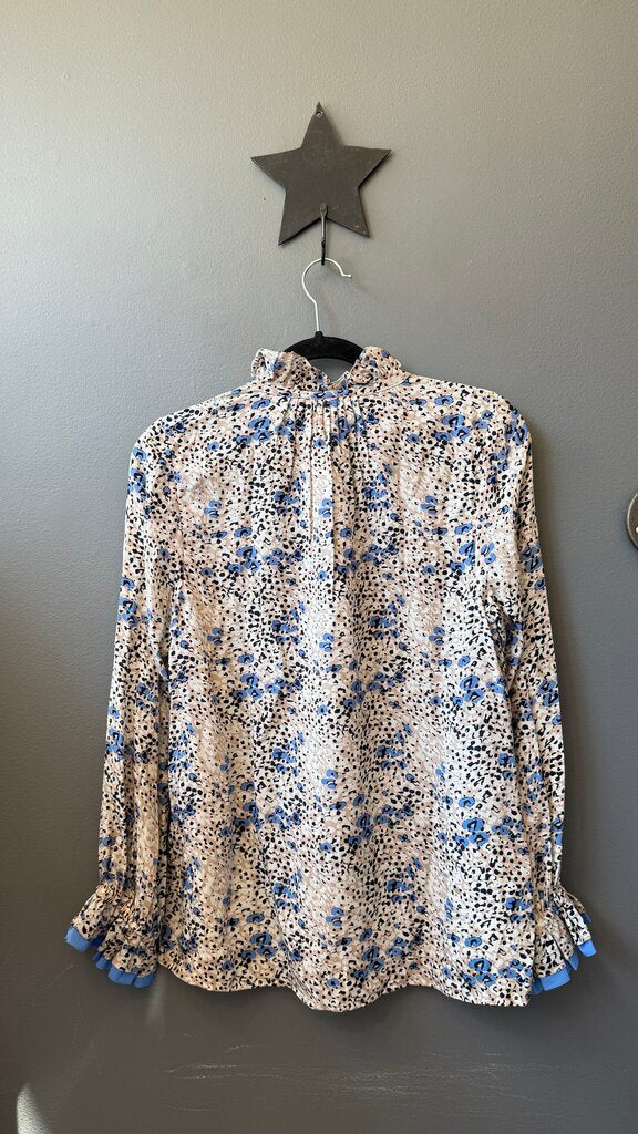 Silk Leopard Blouse