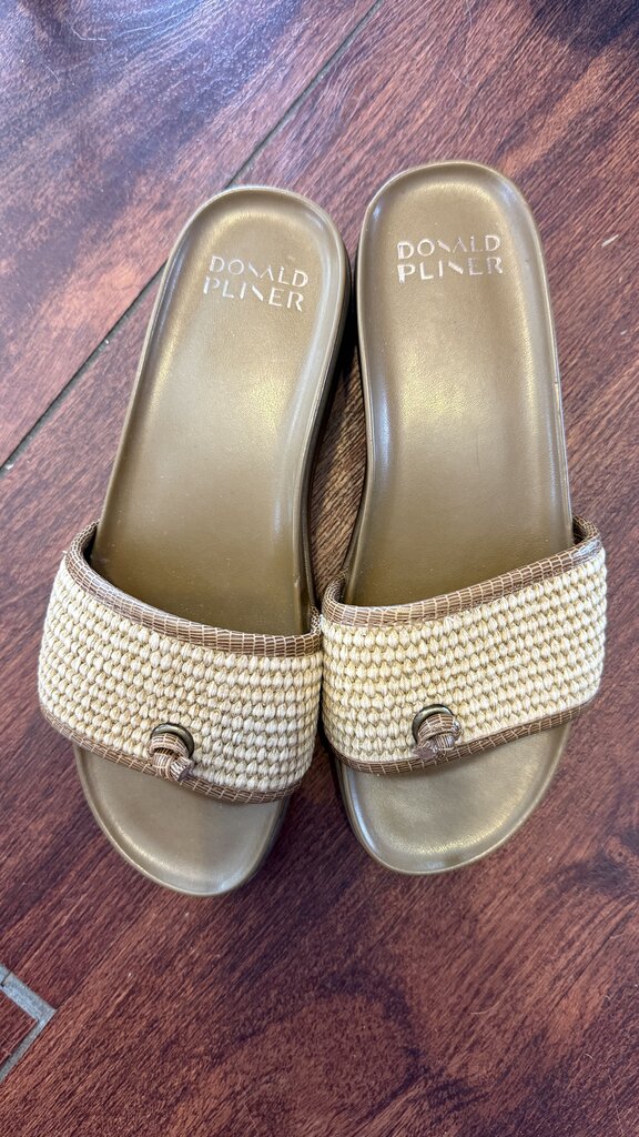 Stacked Slide Sandals