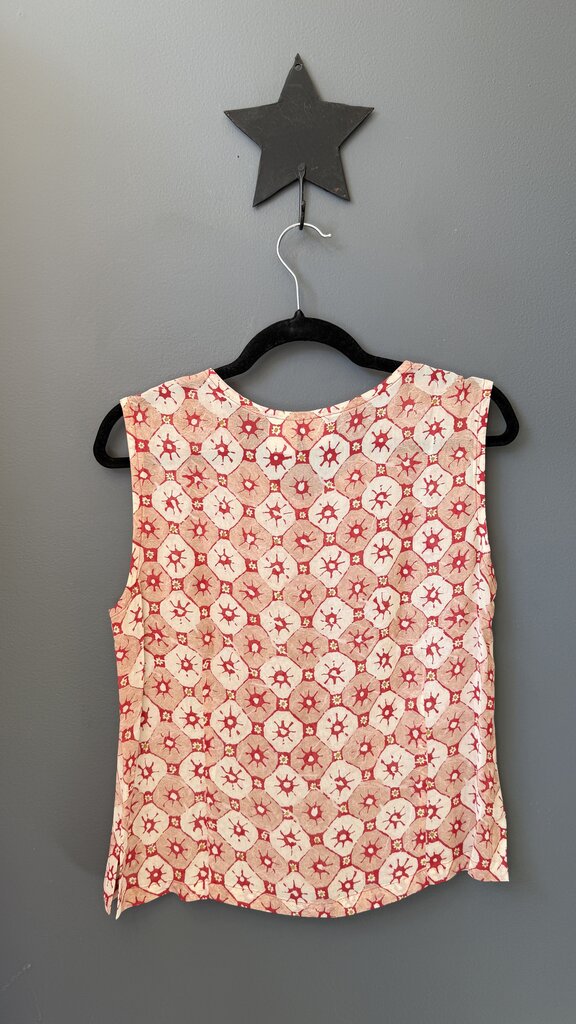 Print Vneck Top