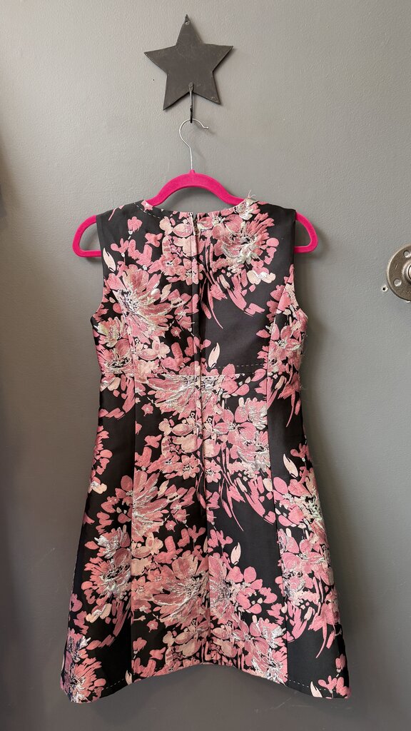 Floral Jacquard Aline Dress