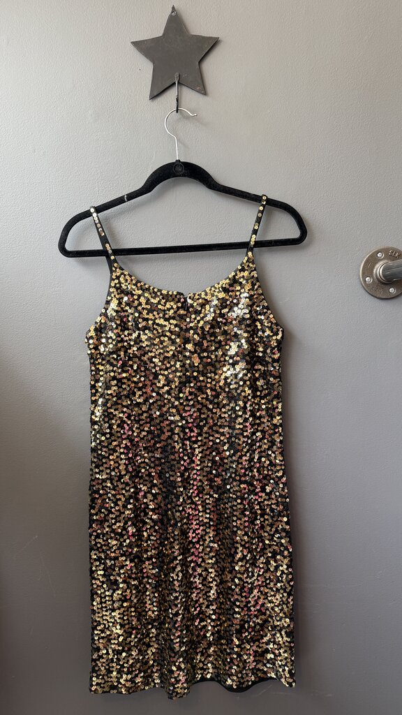 Vintage Sequin Shift Dress