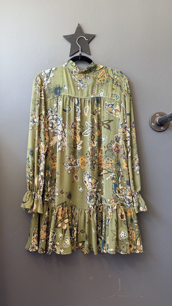 Floral Sheer Mini Dress