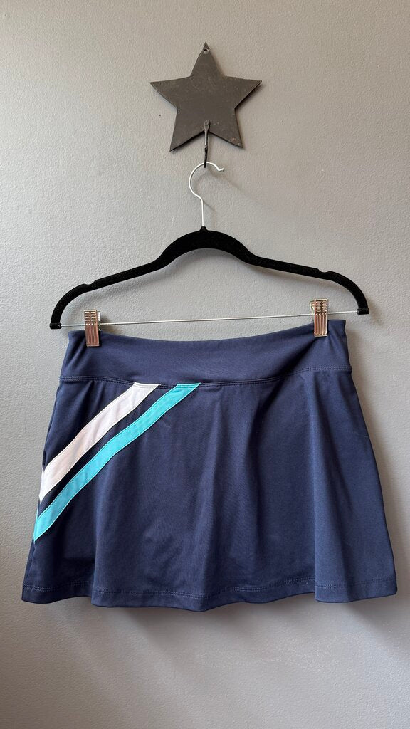 Navy Stripe Hip Skort