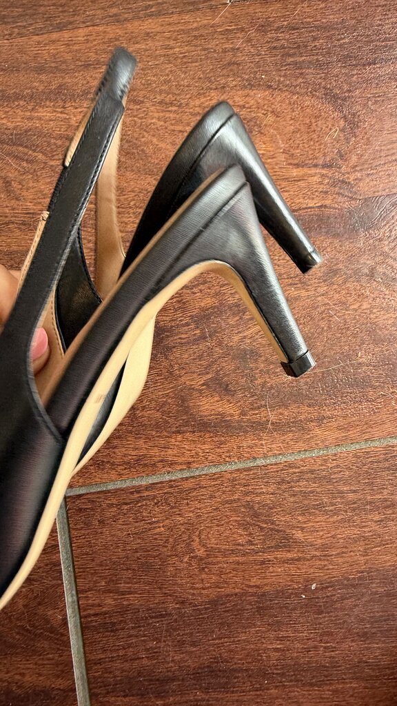 Pointed Slingback Kitten Heels