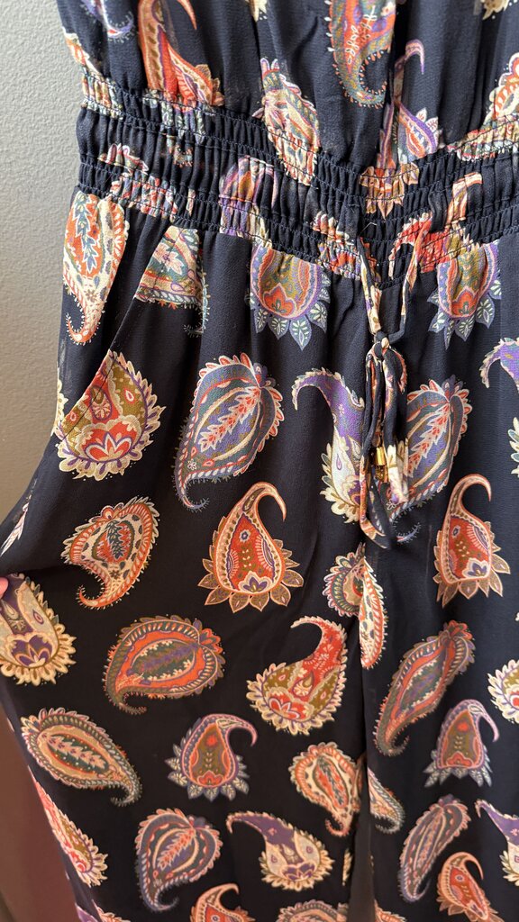 Silk Paisley Jumpsuit