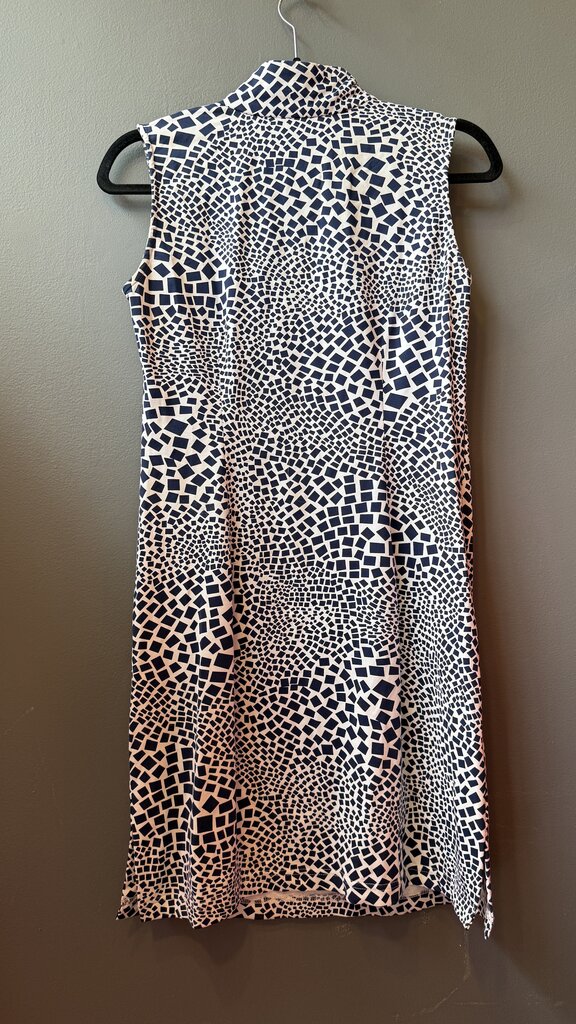 Notch Neck Collared Stretch Dress