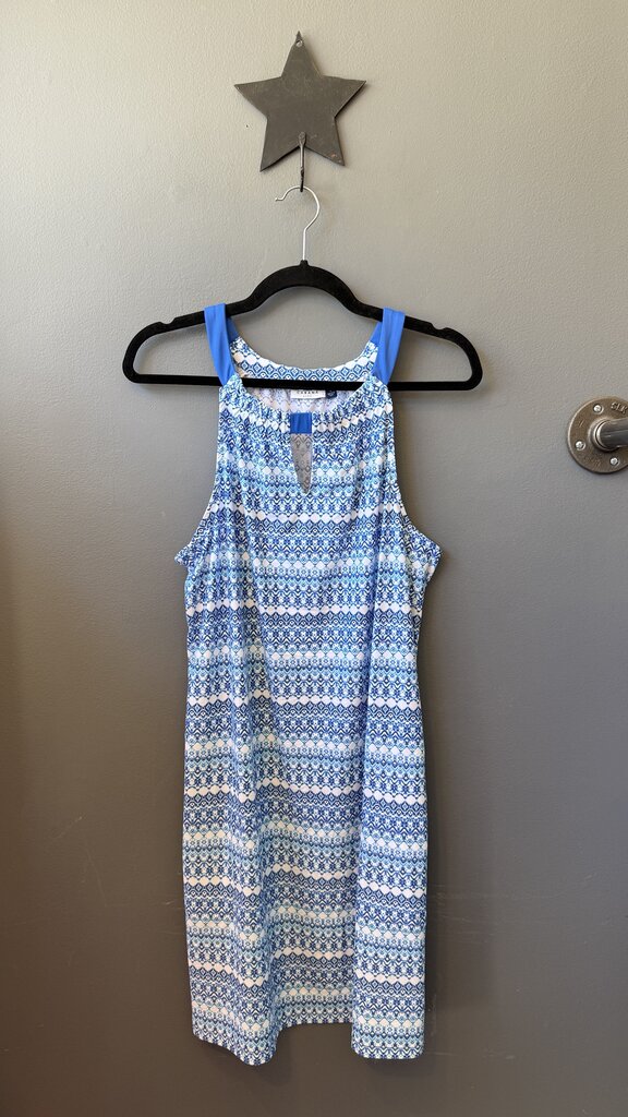 High Neck Keyhole Dress