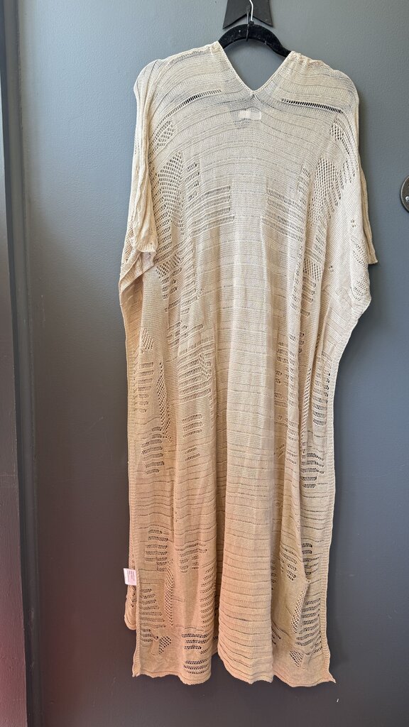 Loose Knit Midi Tunic Dress