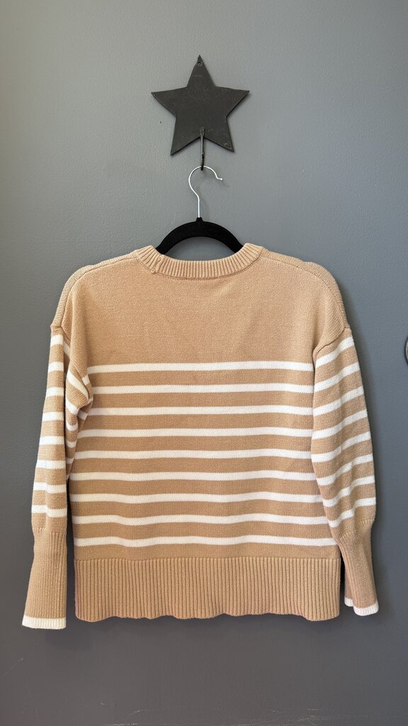Camel Stripe Sweater