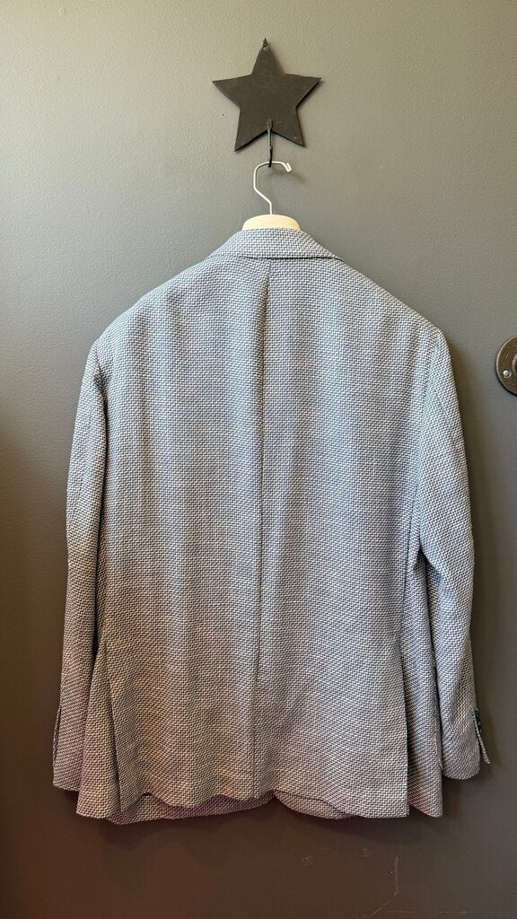 Woven Check Unlined Sport Coat