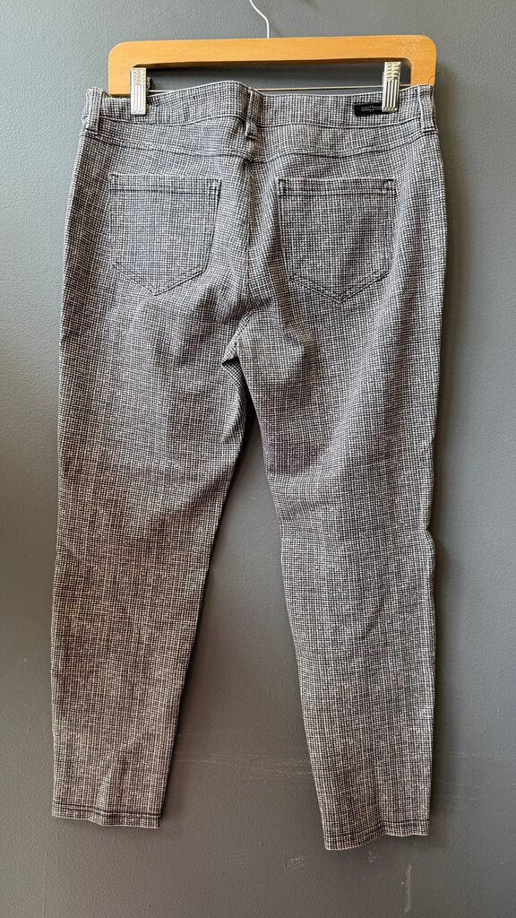 Petite Plaid Type Skinny Jeans