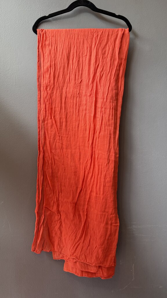 Cotton Orange Scarf