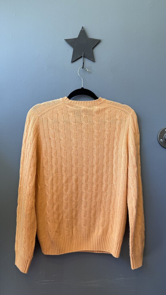 Cableknit Cashmere Crewneck Sweater