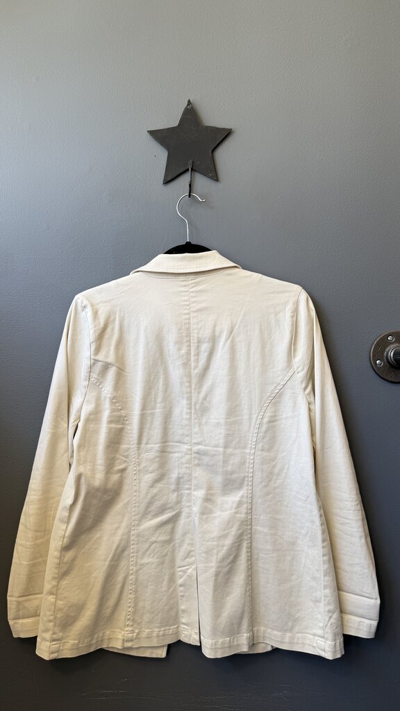 Flap Pocket Ecru Blazer