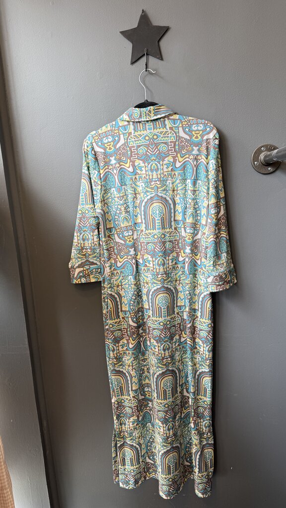 Catalina Cloth Maxi Shirtdress