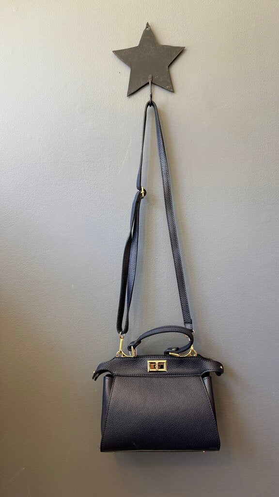 Mini Leather Satchel Crossbody