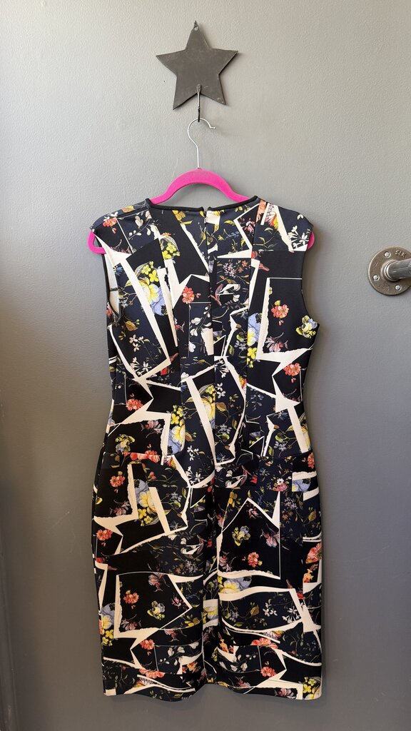Floral Neoprene Sheath Dress