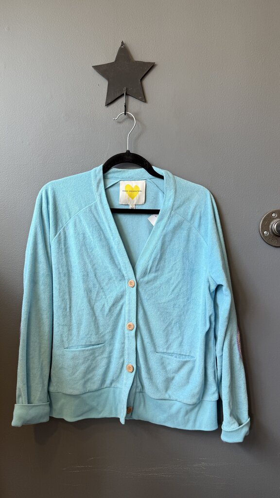 Heart Elbow Patch Terry Jacket