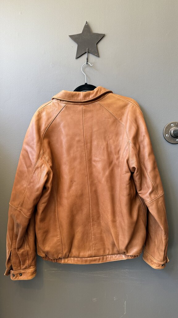 Leather Bomber Jacket