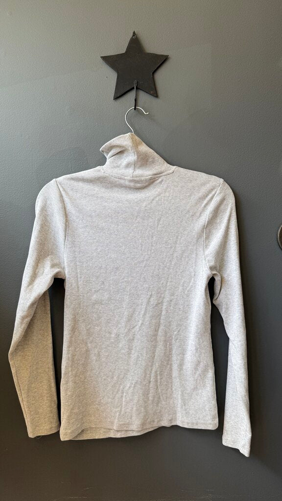 Ribbed Turtleneck Tee