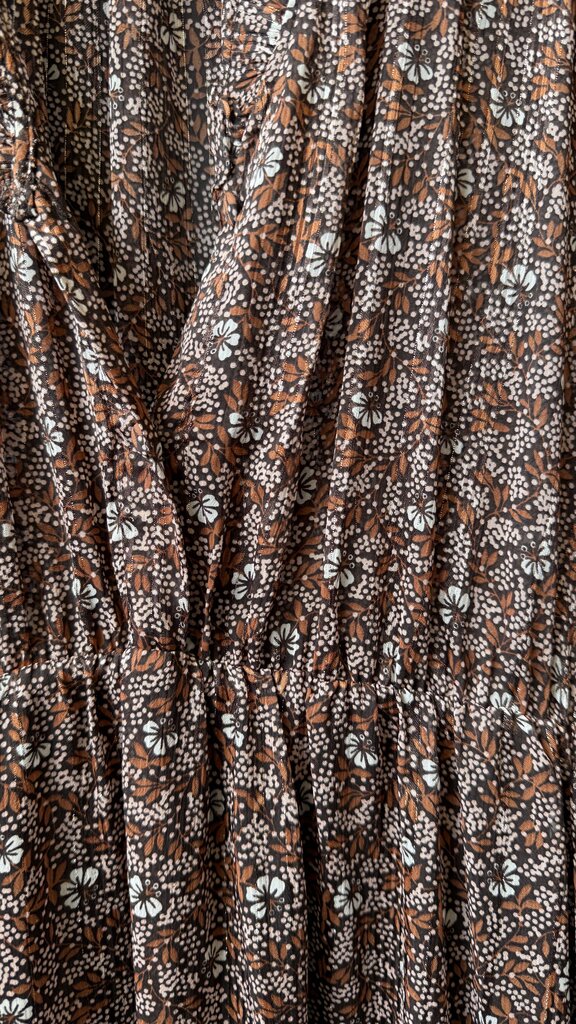 Sheer Floral Maxi Dress