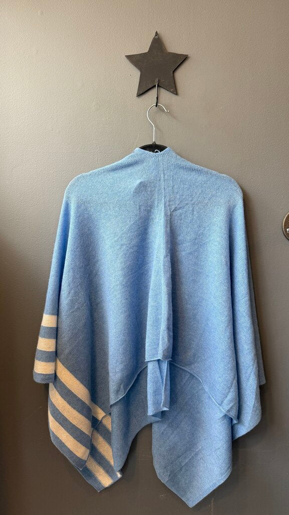Cashmere Stripe Ruana