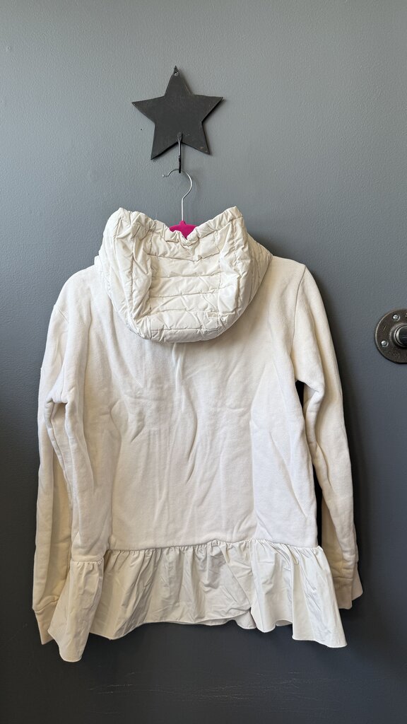 Ruffle Hem Hoodie