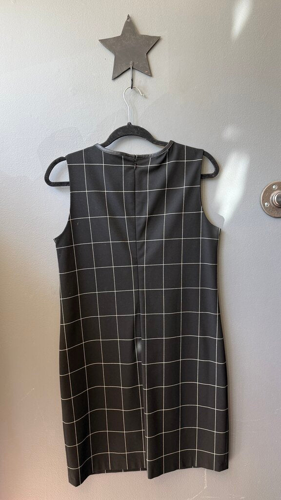 Windowpane Shift Dress