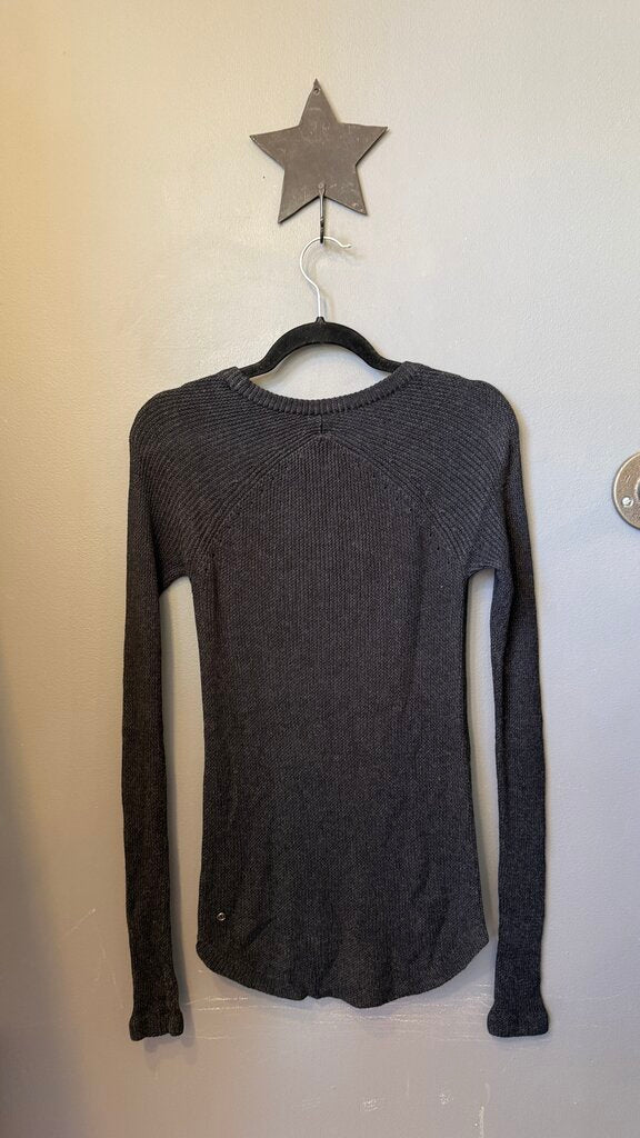 Ribbed Round Hem Sweater