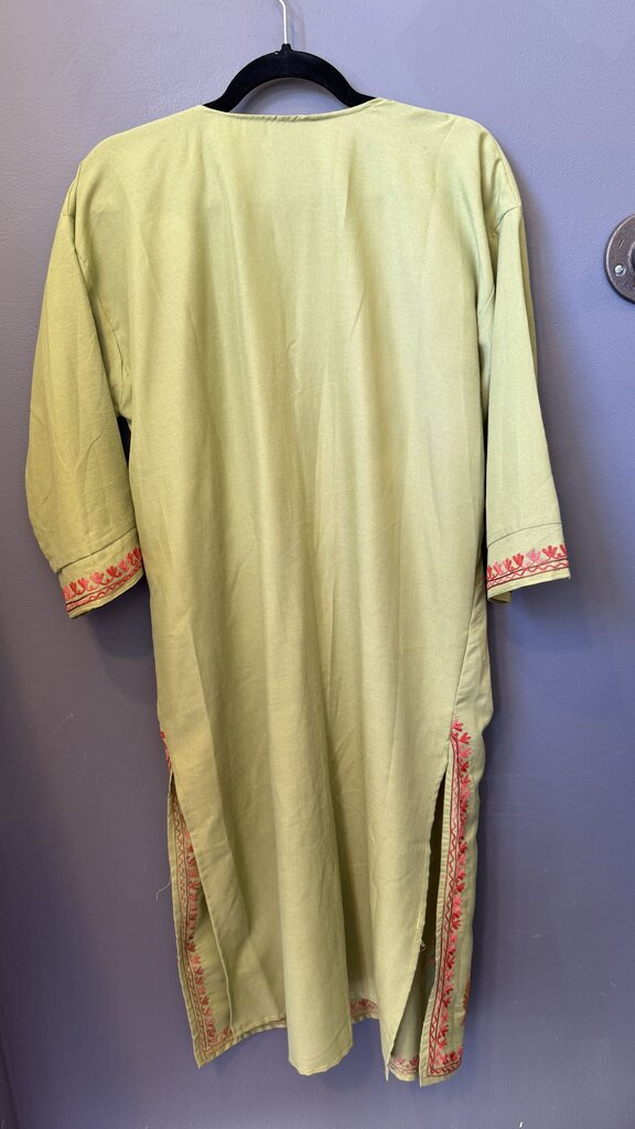 Embroidered Midi Tunic Caftan