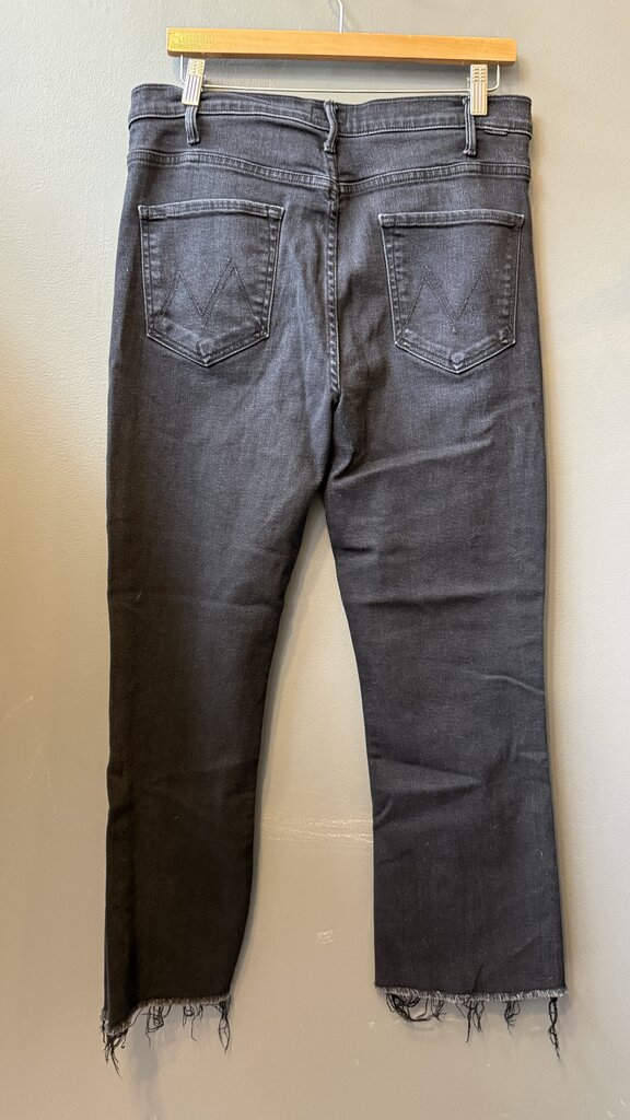 Hustler Ankle Fray Black Jeans