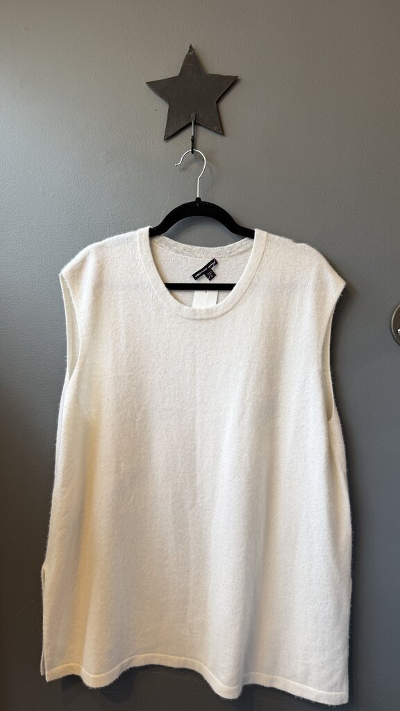 Cashmere Cotton Swing Sleeveless Sweater