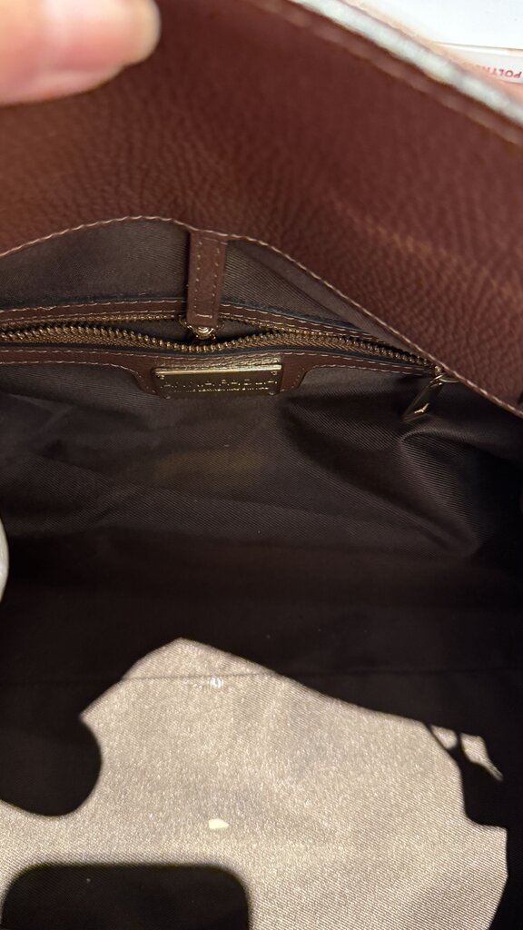 Leather Top Handle Satchel Bag