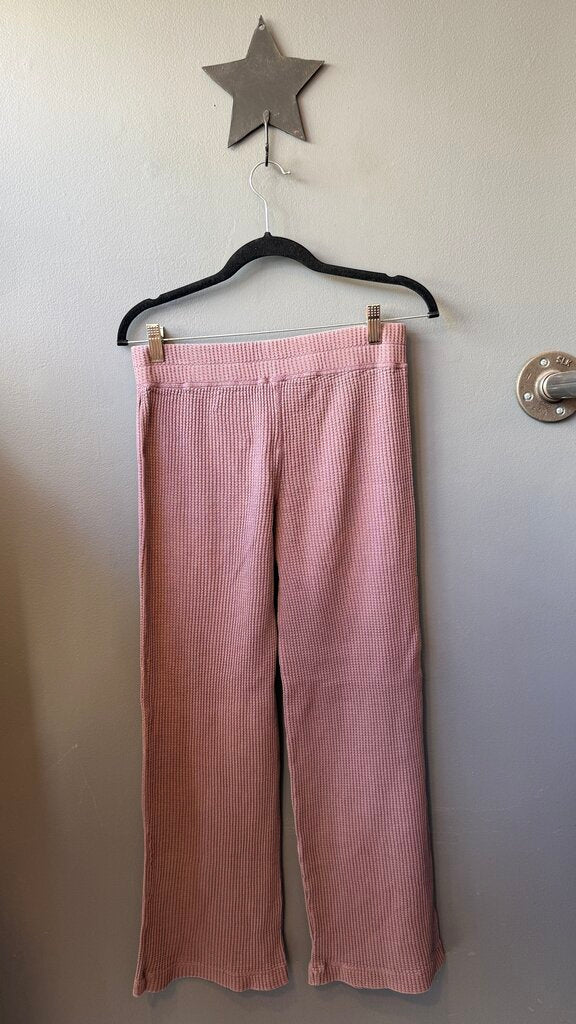 Wide Leg Waffle Pants