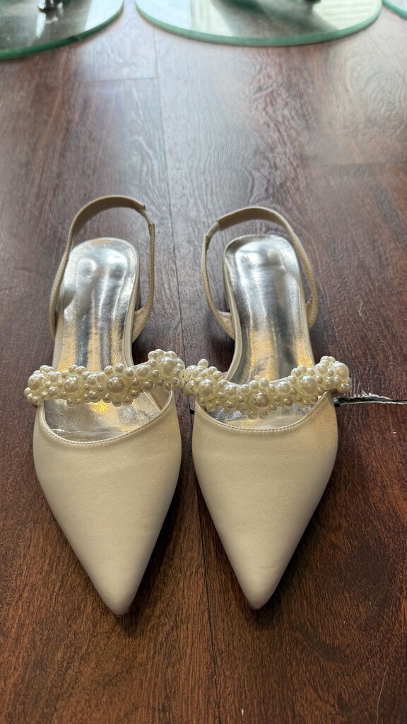 Pearl Slingback Maryjane Flats