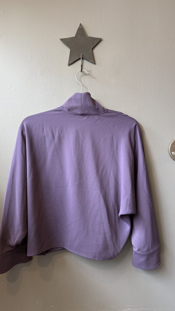 Faux Wrap Drapey Blouse
