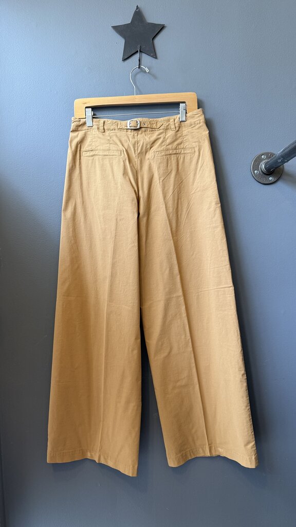 Wide Leg Sateen Pants